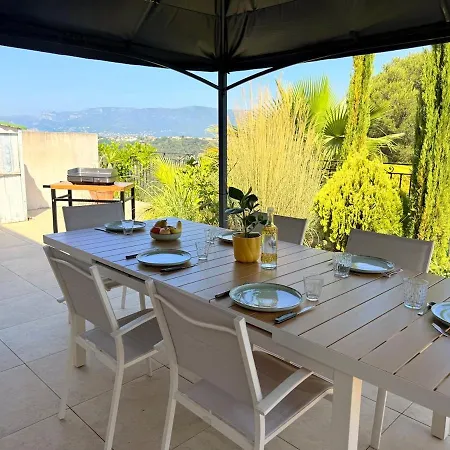 Semesterbostad Maison De Charme Sur Les Collines, Piscine, Clim Nice